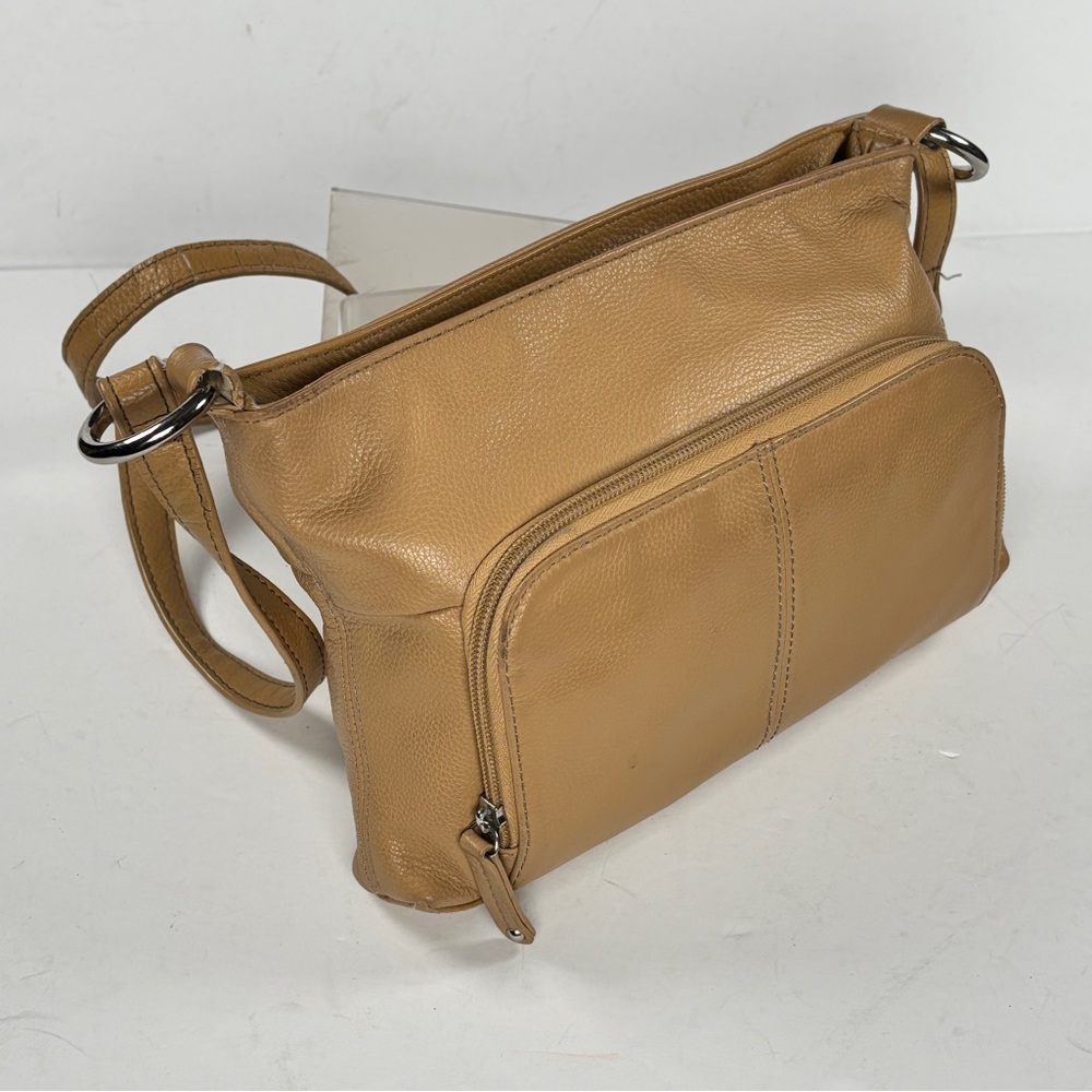 Tignanello tan Leather Crossbody Bag - Picture 6 of 13